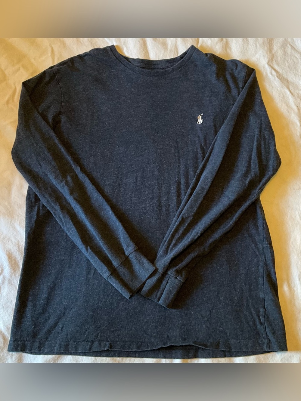 Polo by Ralph Lauren Men's Long-Sleeve Crewneck Shirt - Charcoal